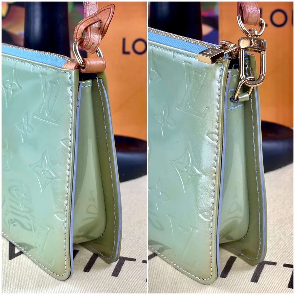 ❌SOLD❌ 💎✨AUTHENTIC✨💎 LOUIS VUITTON
Vernis Lexington Monogram Pochette Handbag - Picture 4 of 12